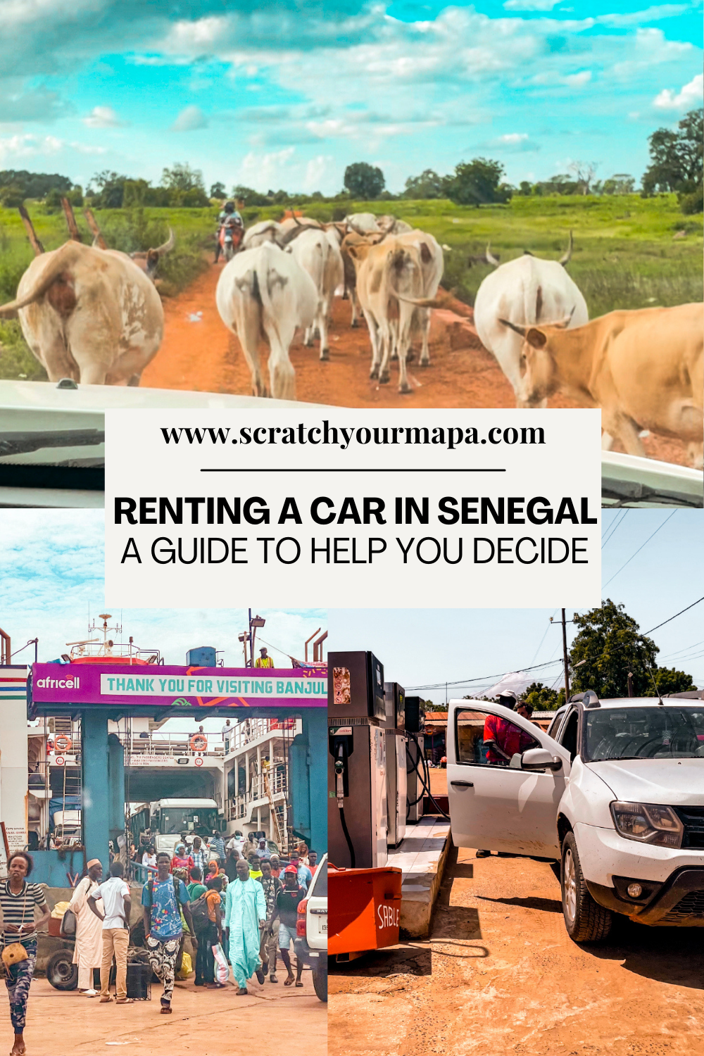 rent a car in Senegal Pin