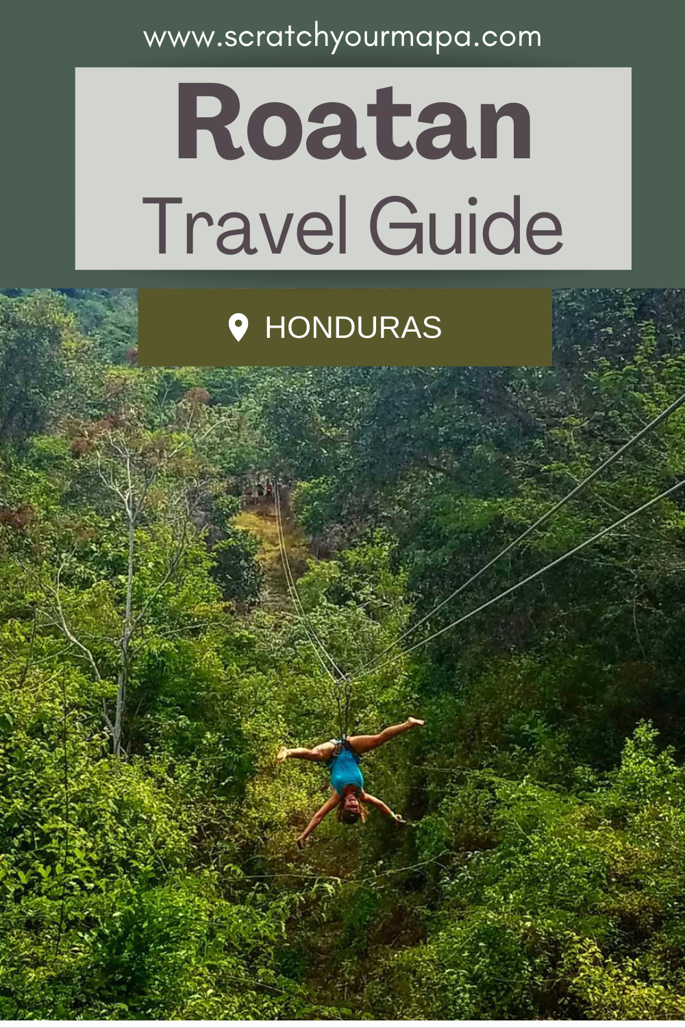 Things to do in Roatan Honduras Pin