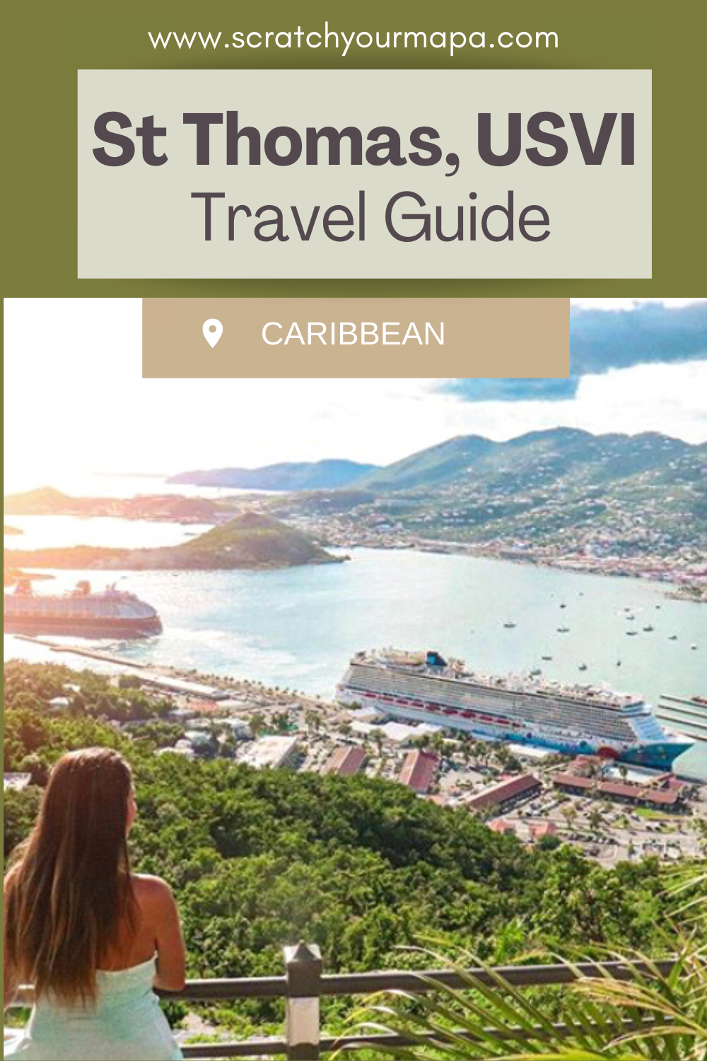 things to do in St Thomas US Virgin Islands pin