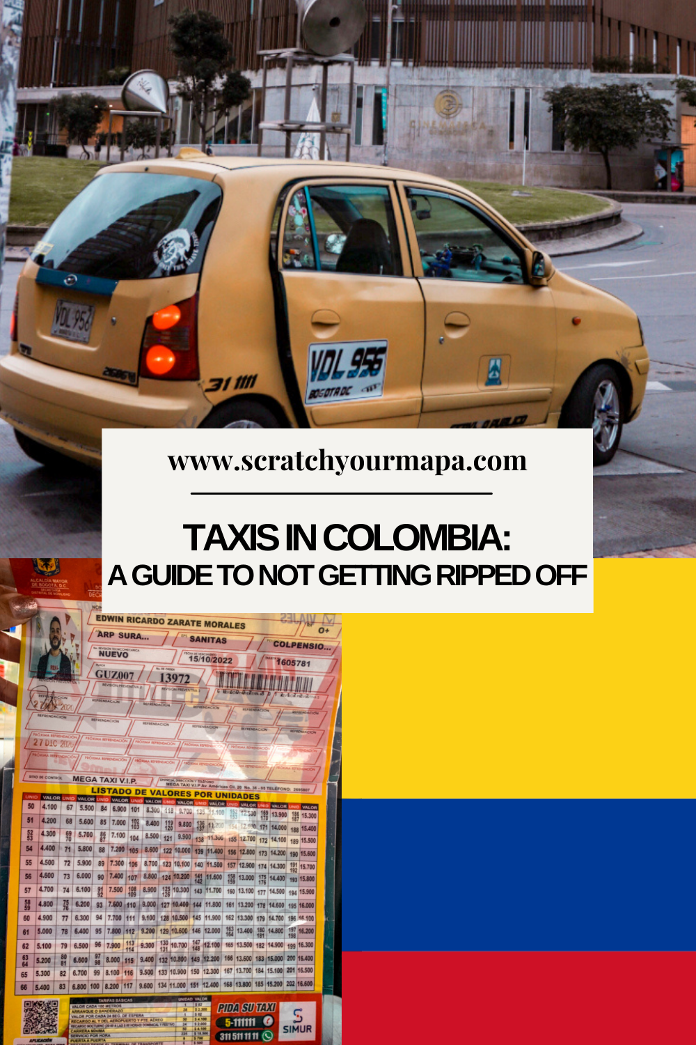 transportation in Colombia Pin