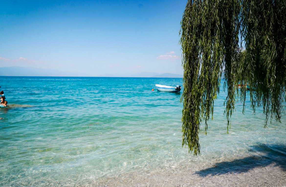 Trpjeca Lake Ohrid in Macedonia