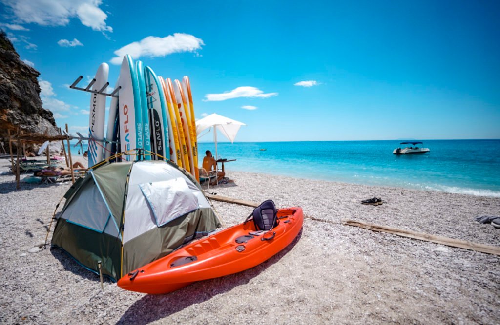 amenities at Gjipe beach