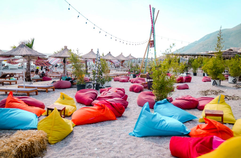 beach clubs Albanian riviera