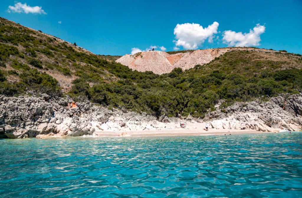 boat ride in Albania