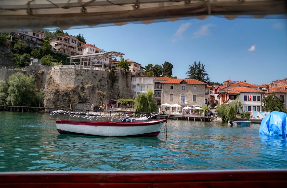 boat trip around Lake Ohrid