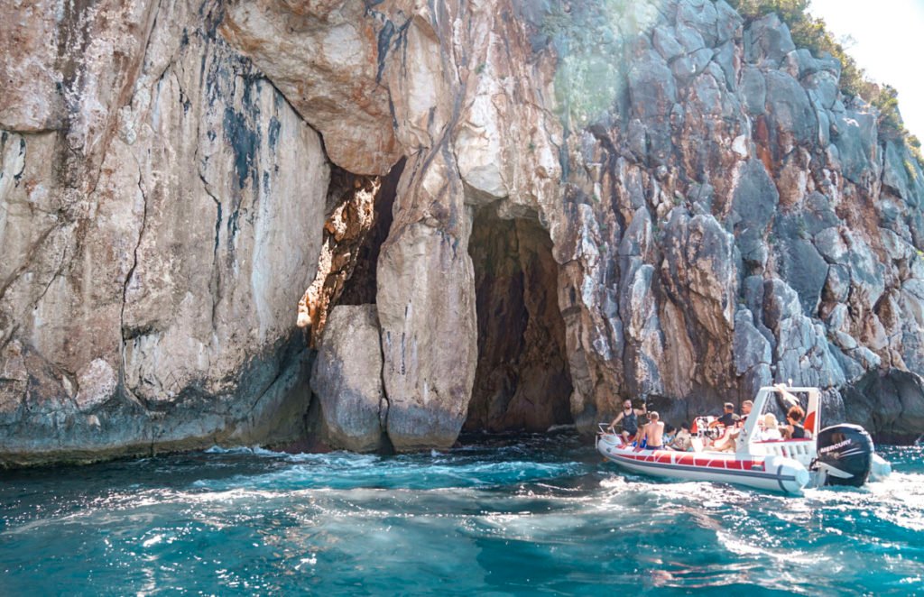 boat ride along the Albanian Riviera - the best places to visit in Albania