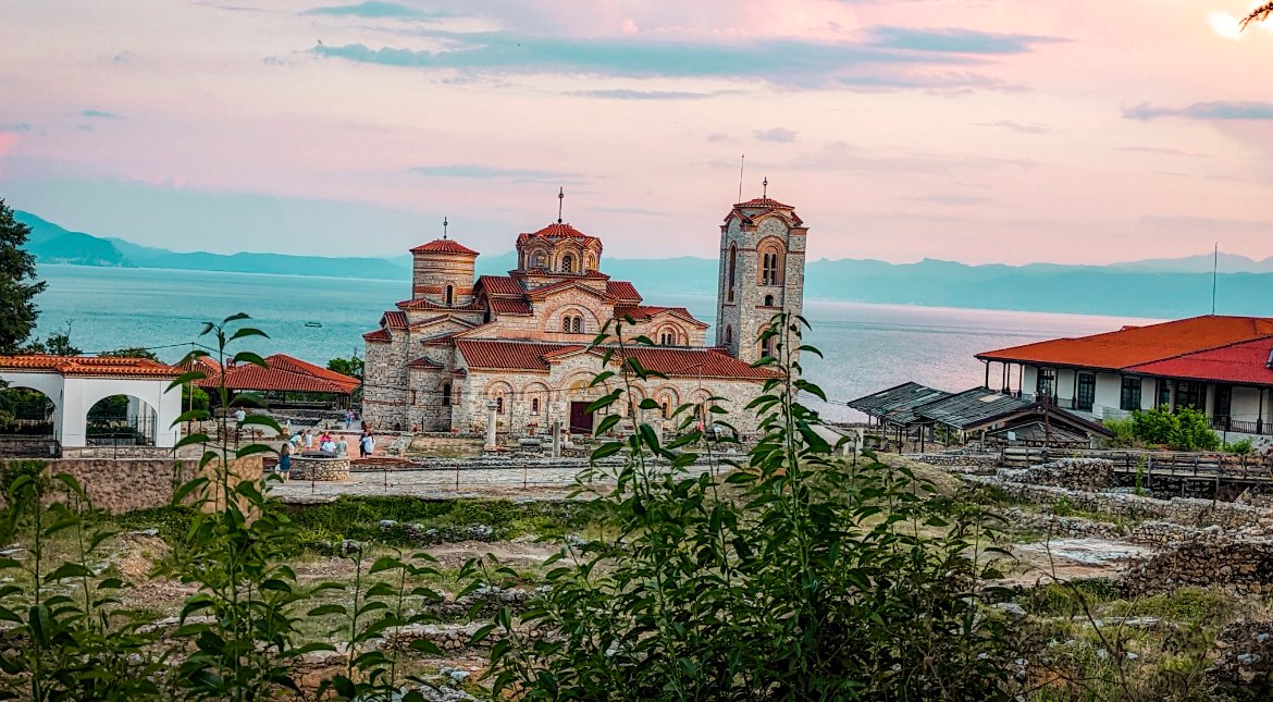 church in Ohrid town in Macedonia