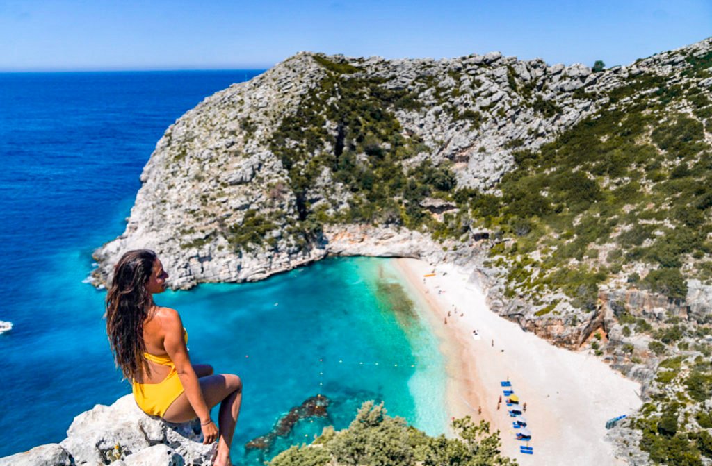 view of Grama Bay in Albania