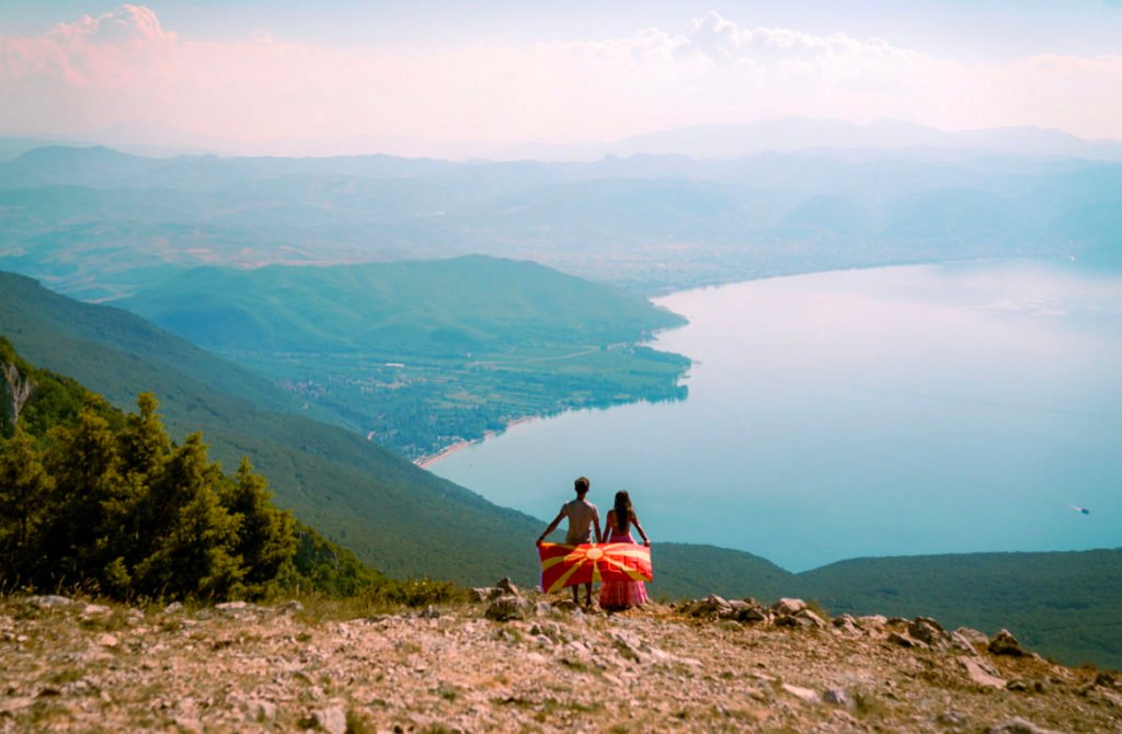 Lake Ohrid in Macedonia