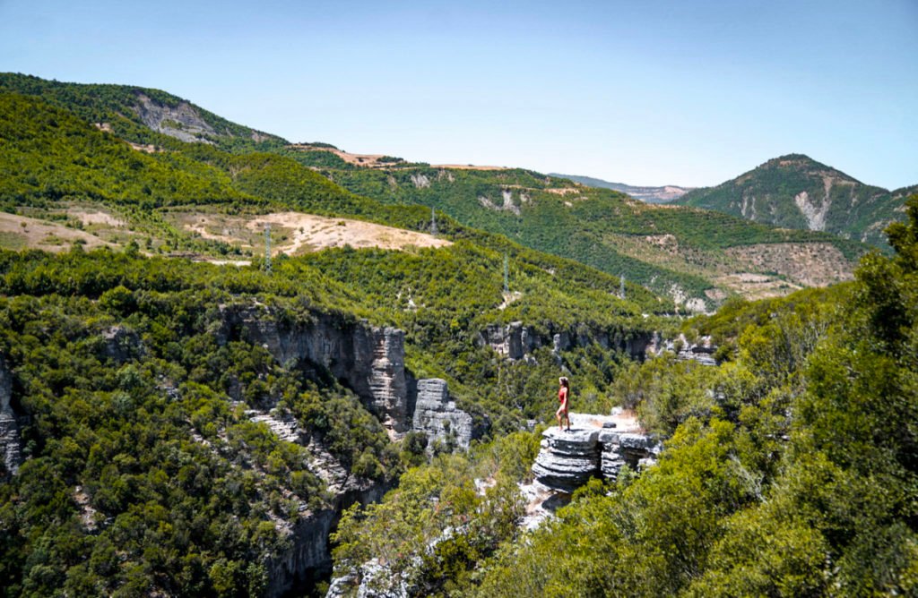 Viewpoint of Osumit Canyon