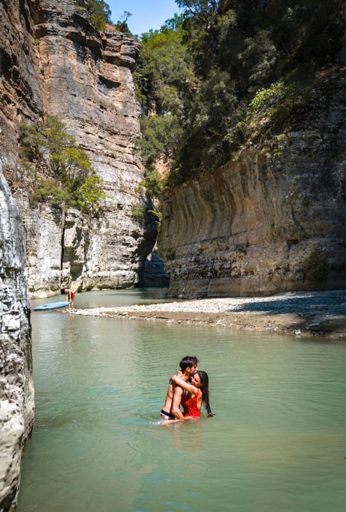 Osum Canyon in Albania