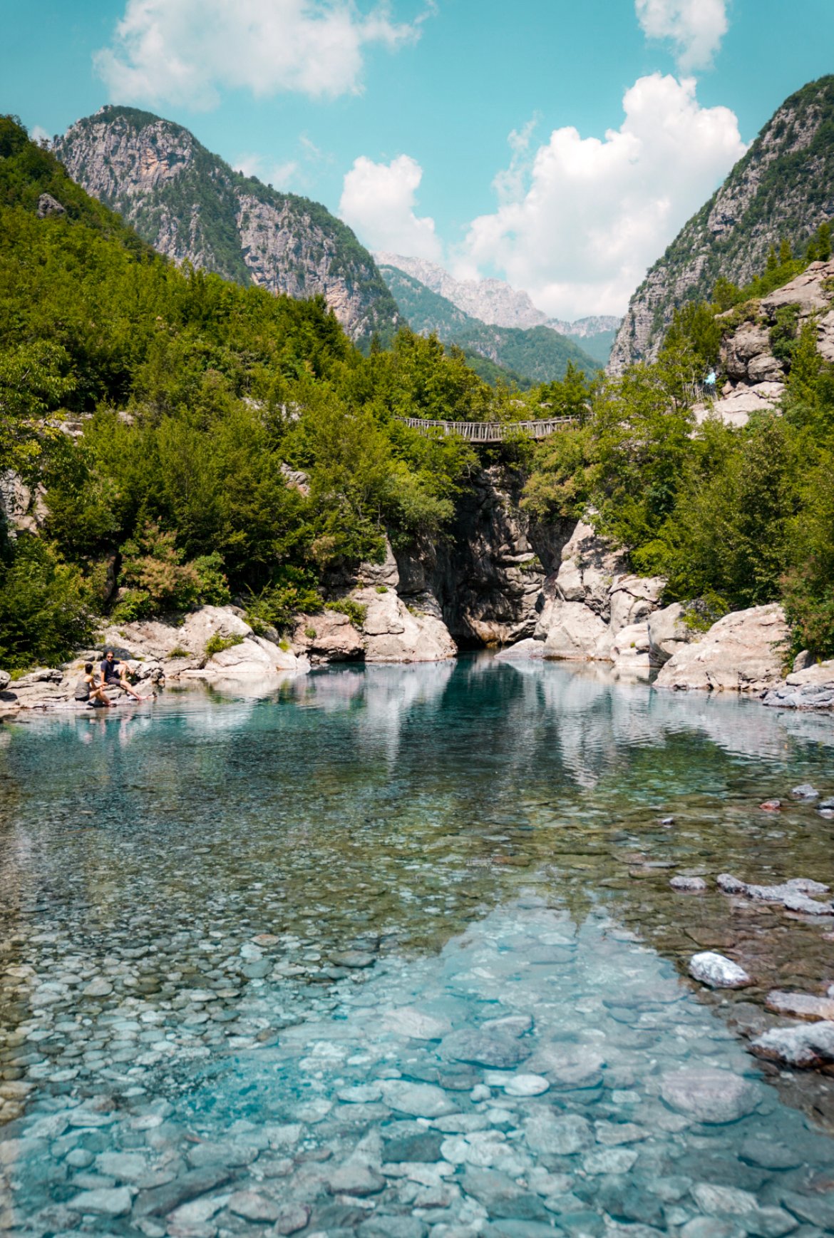 waters at the blue eye. things to do in Theth. Albania