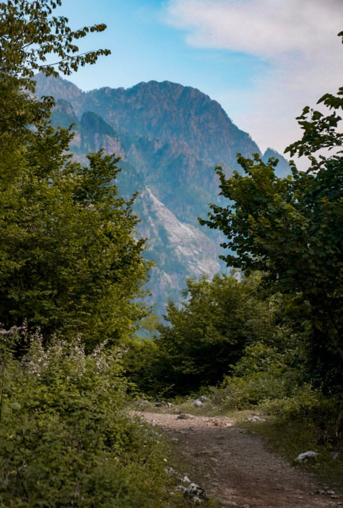 mountains in Theth