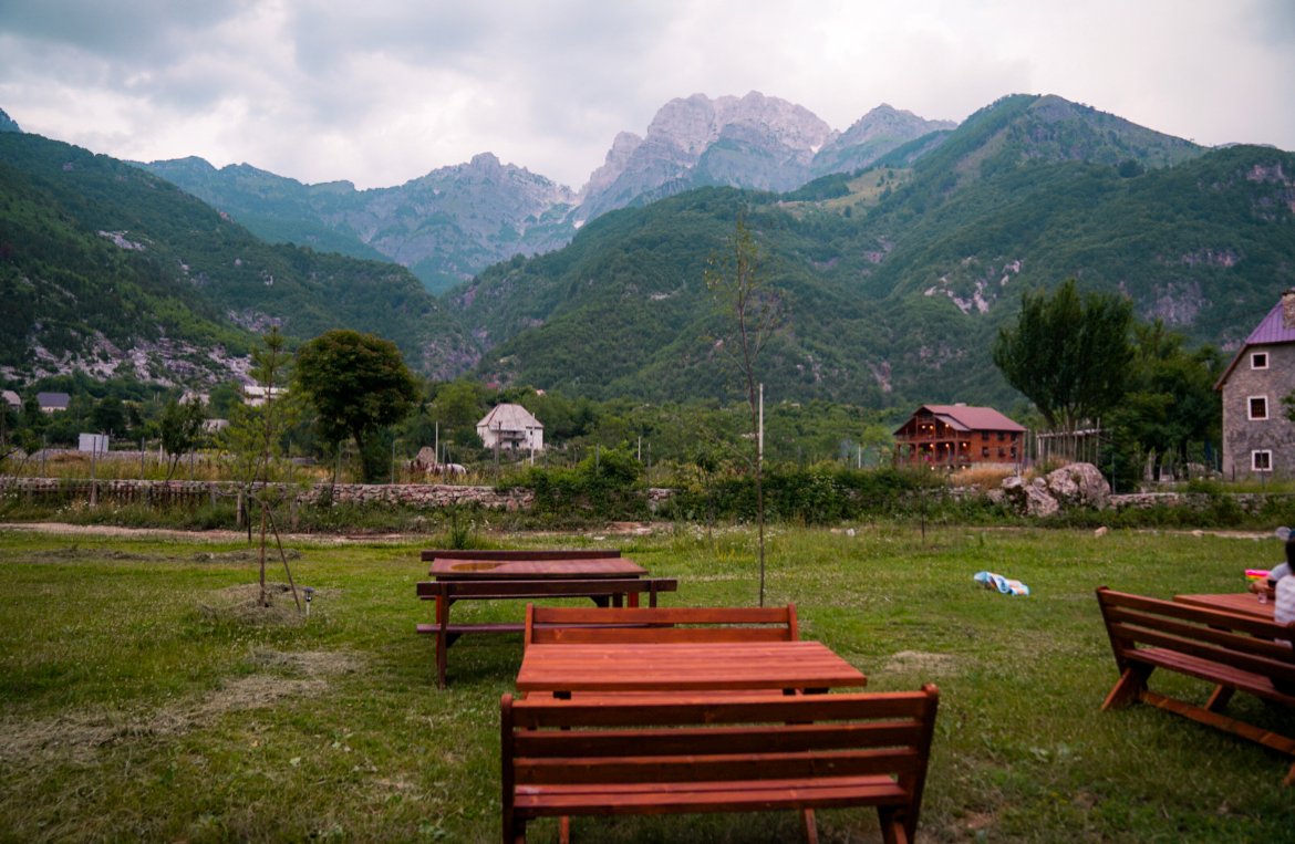 restaurants in Theth, Albania