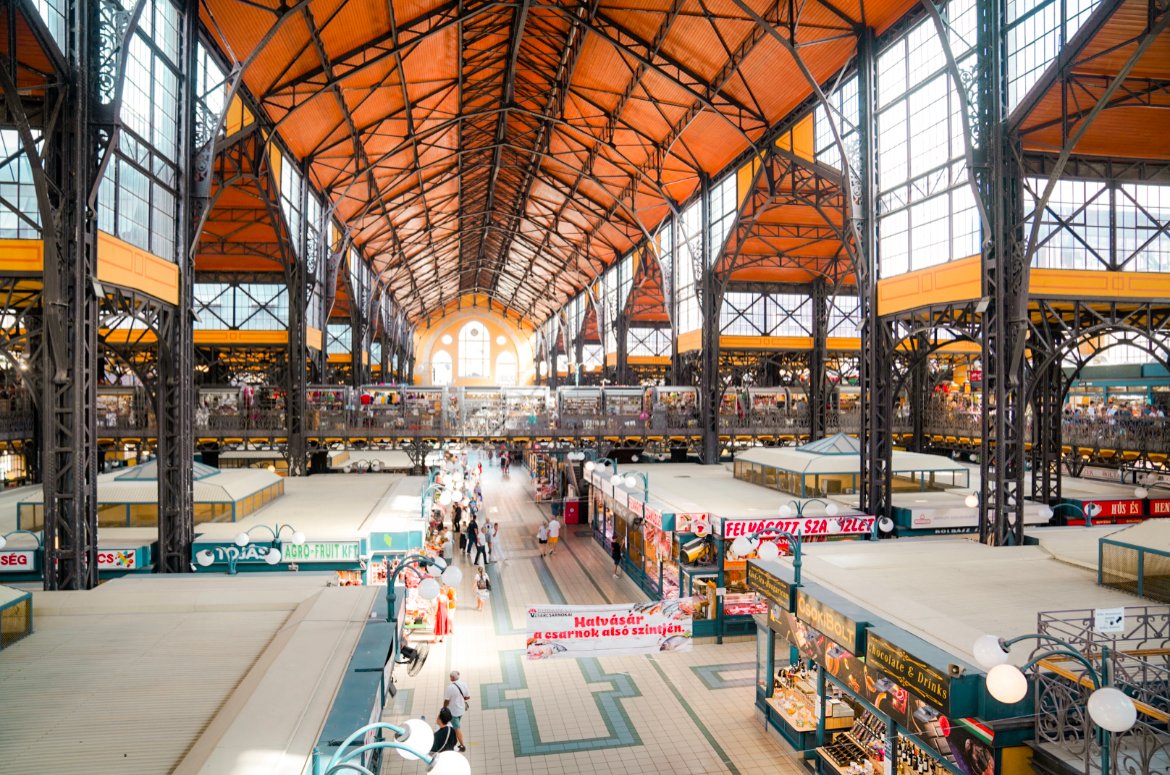 central Market Hall, places to eat in Budapest