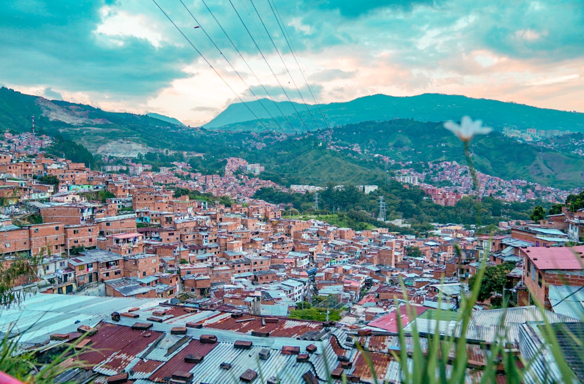 views at Comuna 13, Medellin