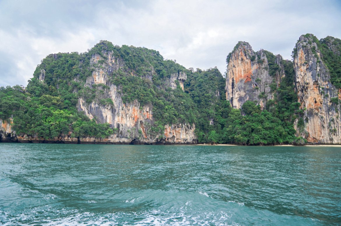 boat ride to the Phi Phi Islands, Thailand
