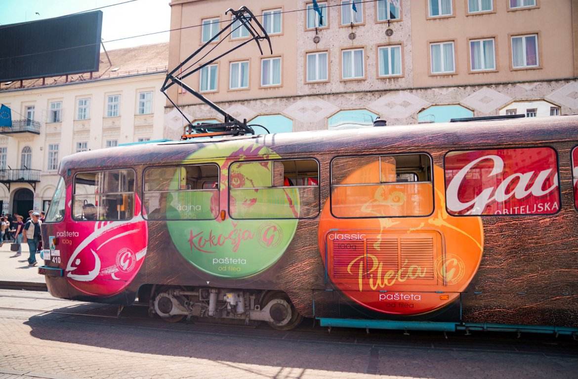 tram in Zagreb