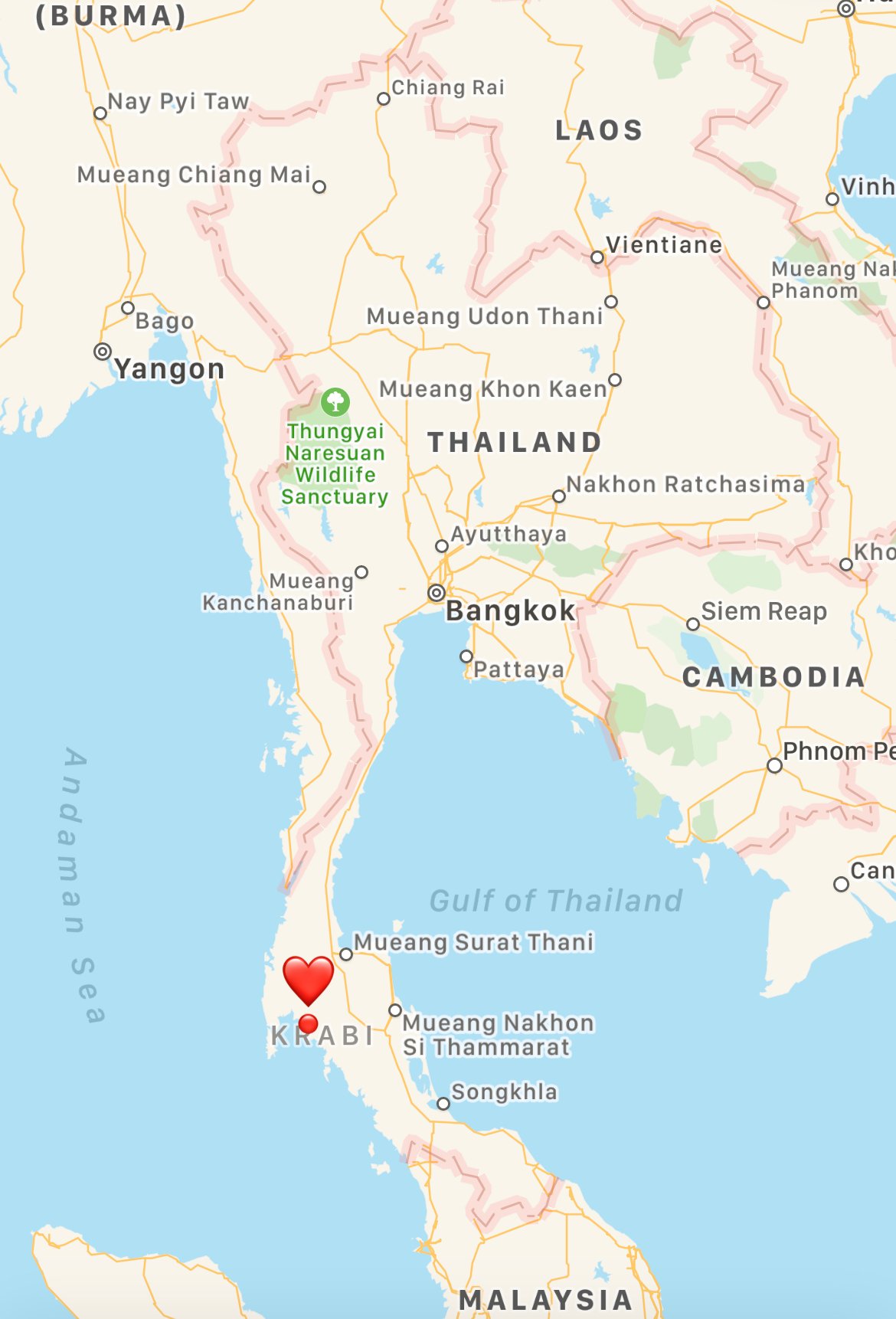 where is Krabi, Thailand