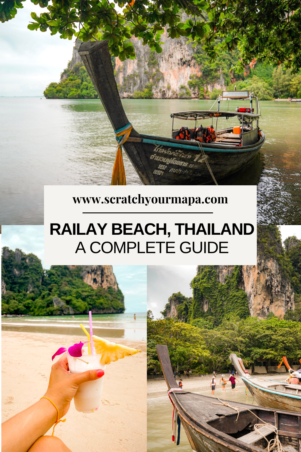 Railay Beach, Thailand Pin
