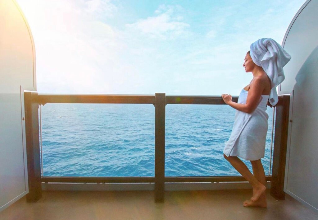 balcon, working on a cruise