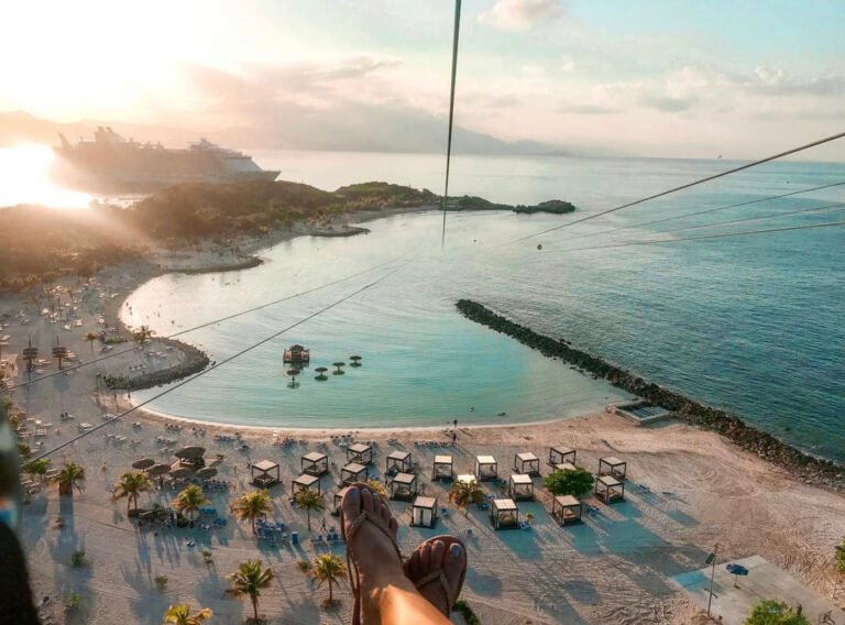 working on a cruise ship