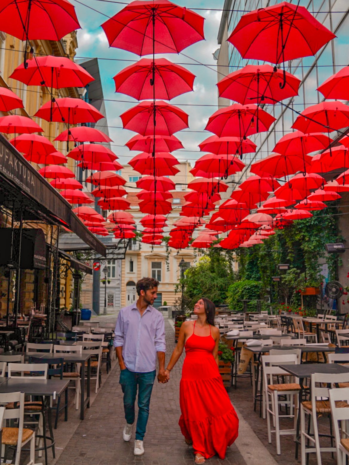 Red umbrella street, things to do in Belgrade