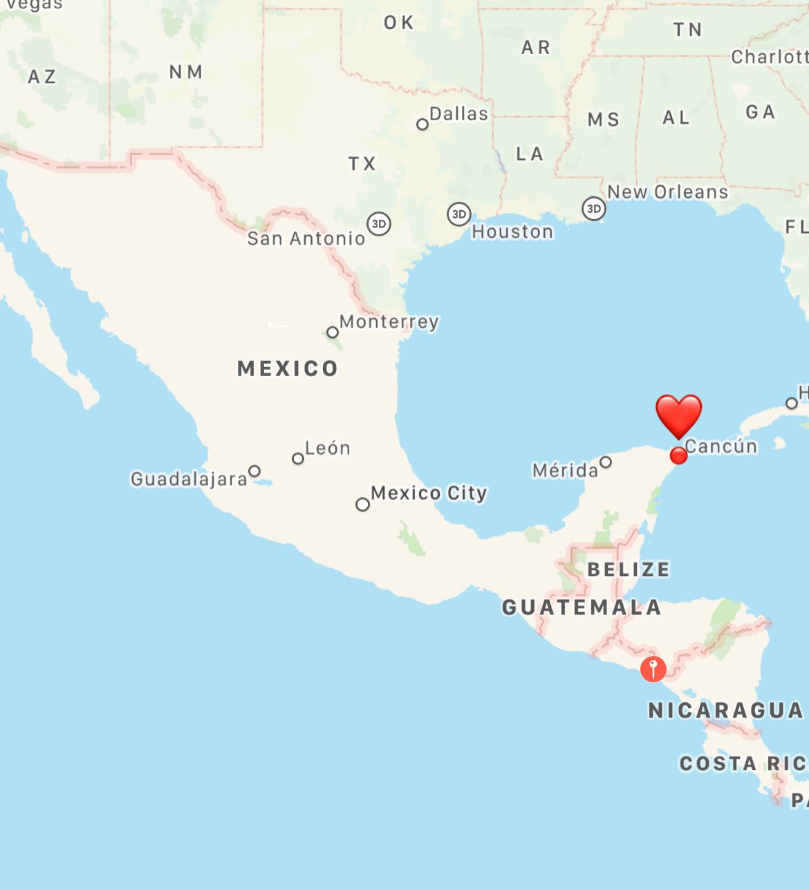 where is Cancun on the map
