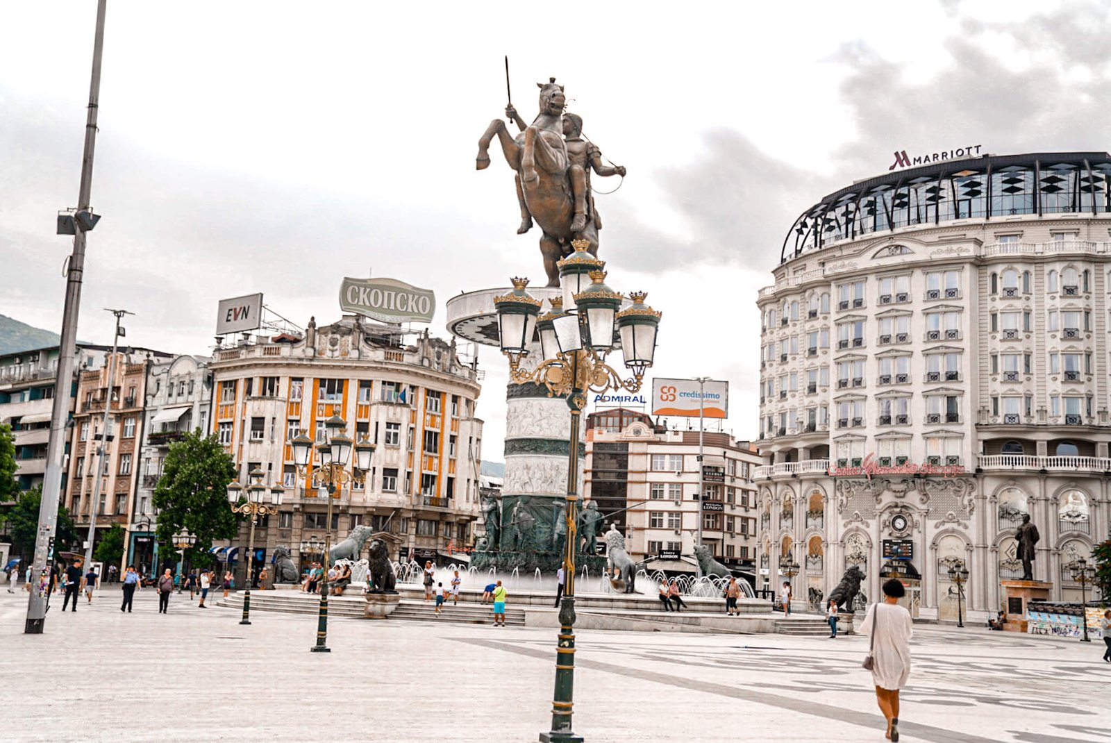 Macedonia Square, Skopje in Macedonia