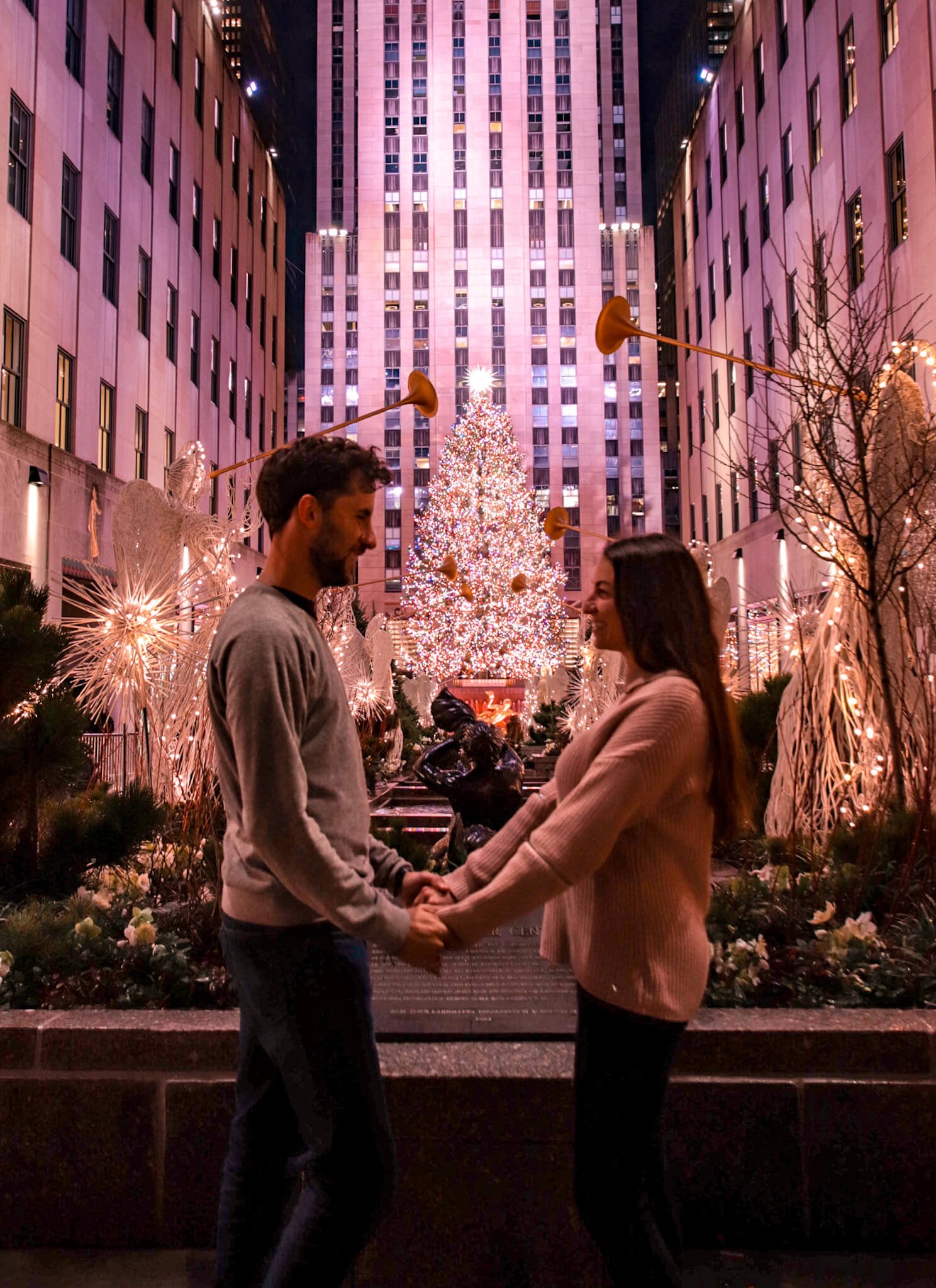 Rockefeller Center, Christmas Tree lights in NYC, things to do in December in New York