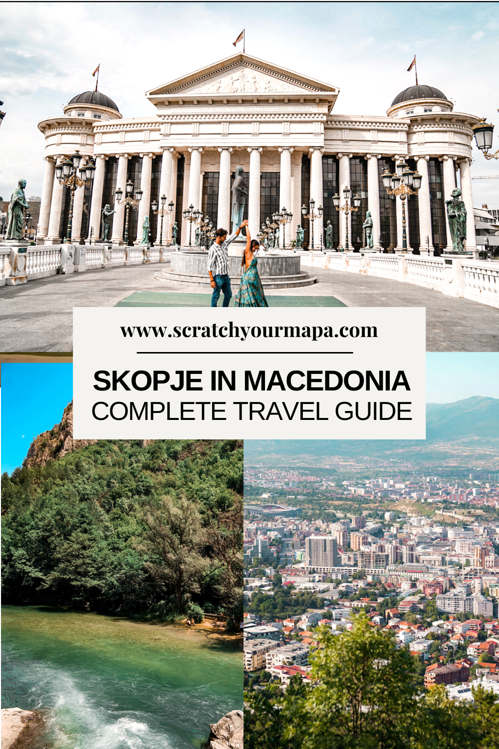 Skopje in Macedonia Pin