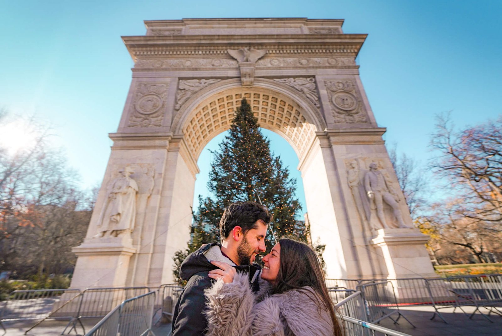Washington Square - best Christmas trees in NYC