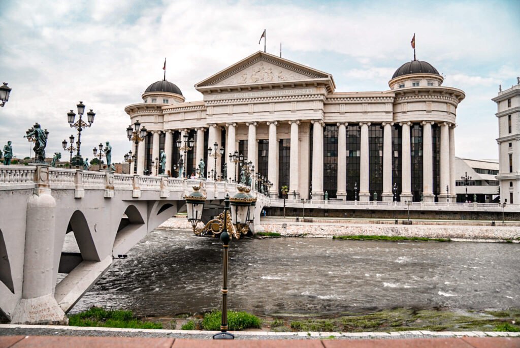 bridge in Skopje, Macedonia
