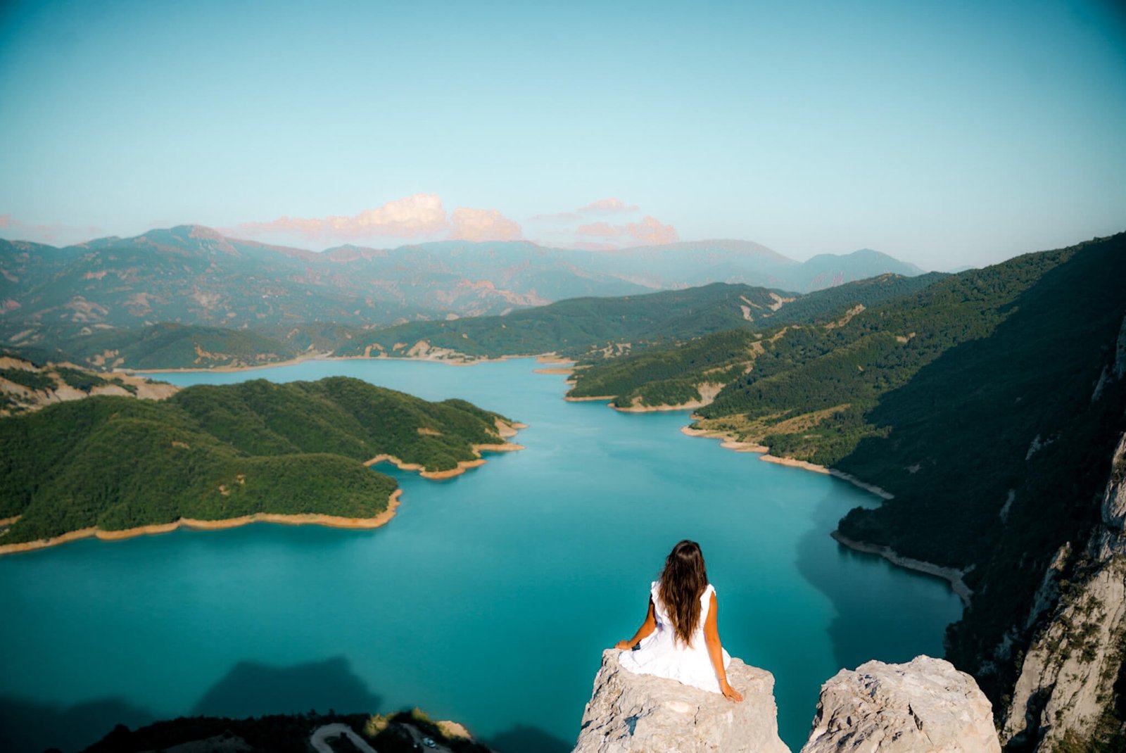 Bovilla Lake, travel in Albania