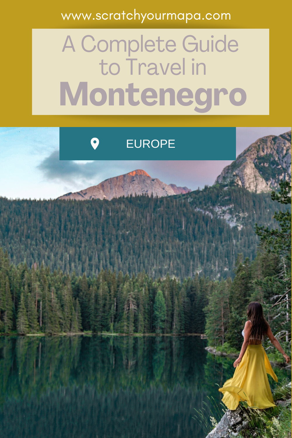 travel in Montenegro pin