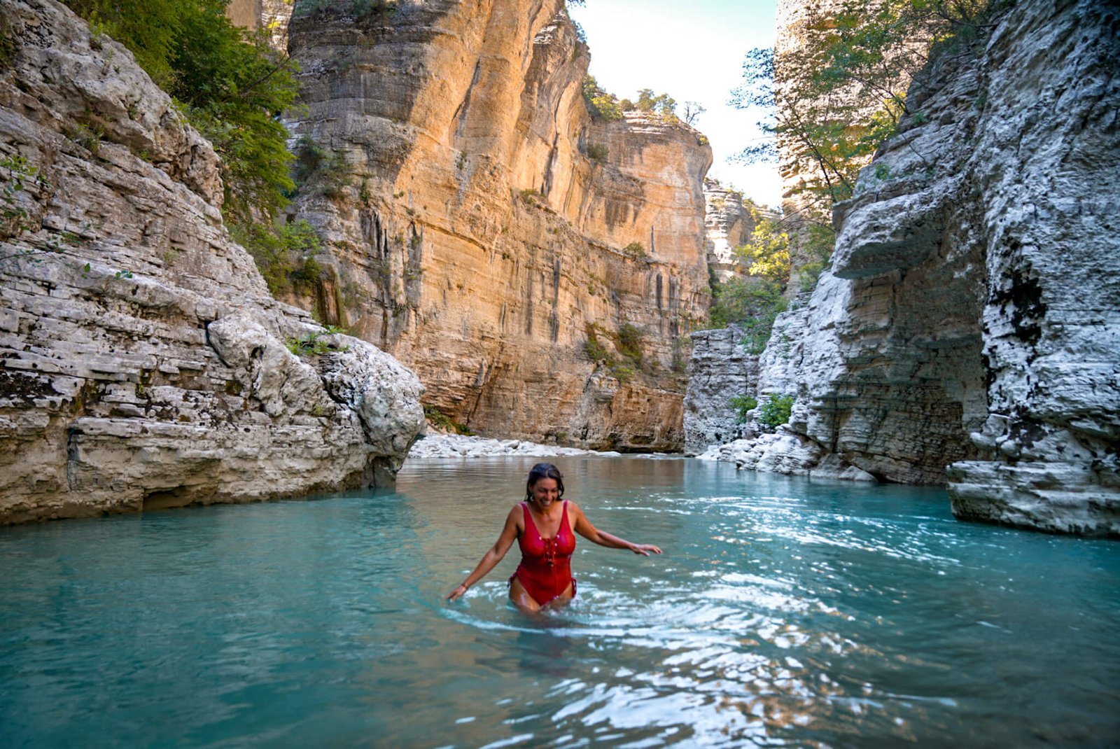 Osum Canyon, travel in Albania