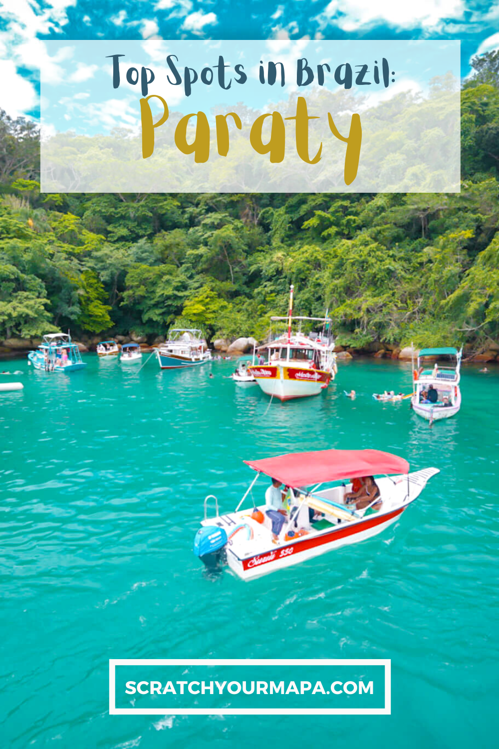 things to do in Paraty, Brazil pin