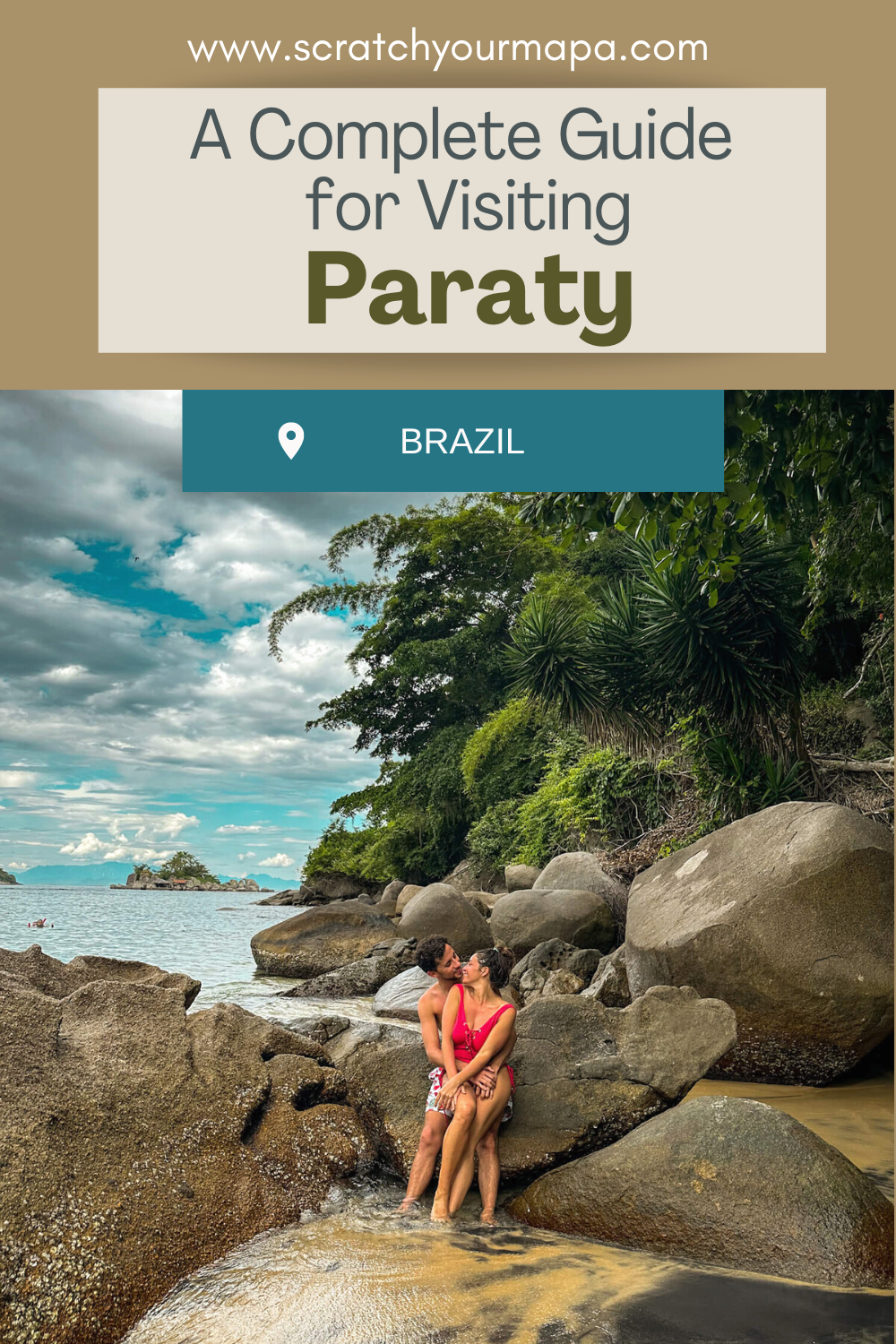 things to do in Paraty, Brazil pin