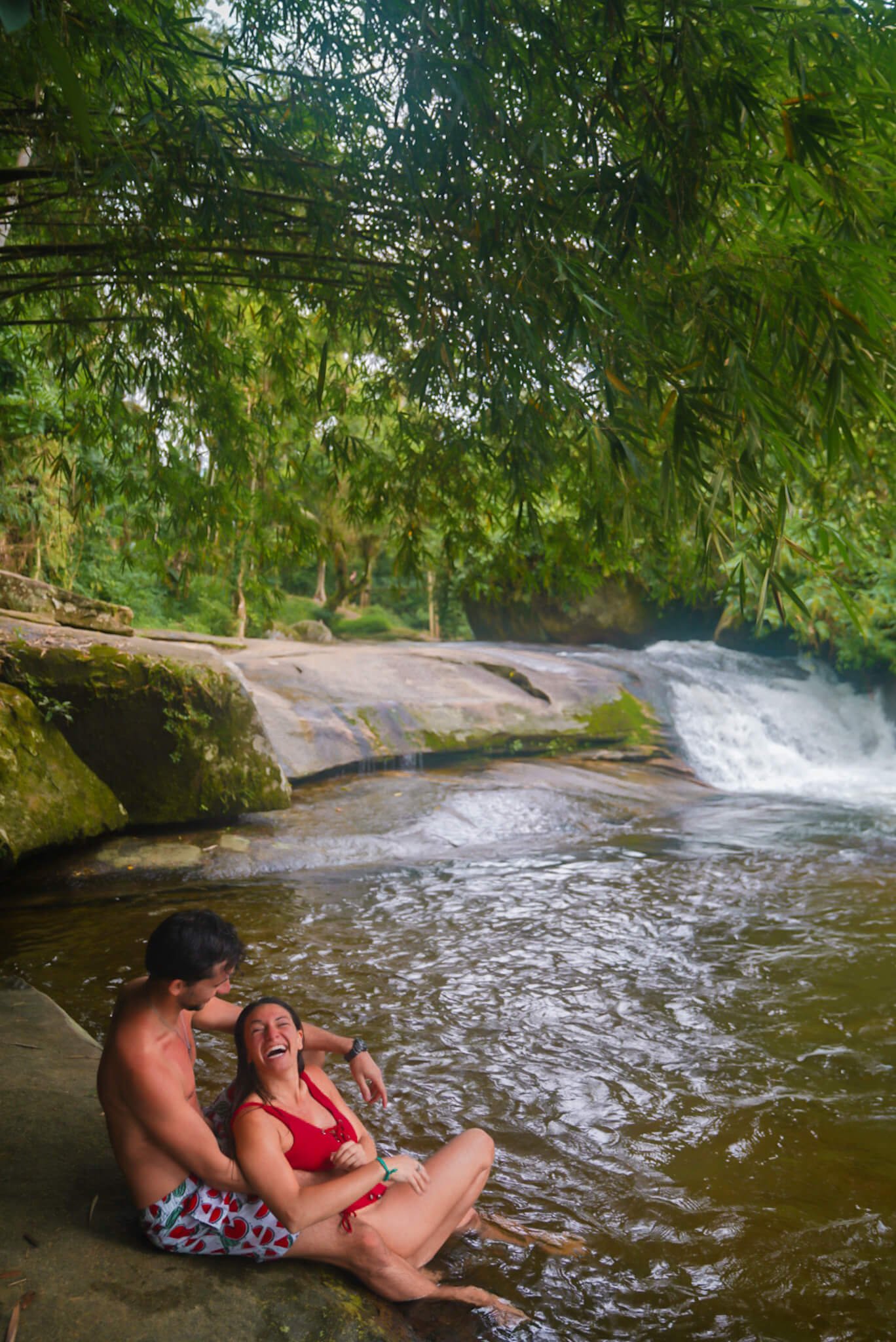 Tarzan waterfall, things to do in Paraty, Brazil