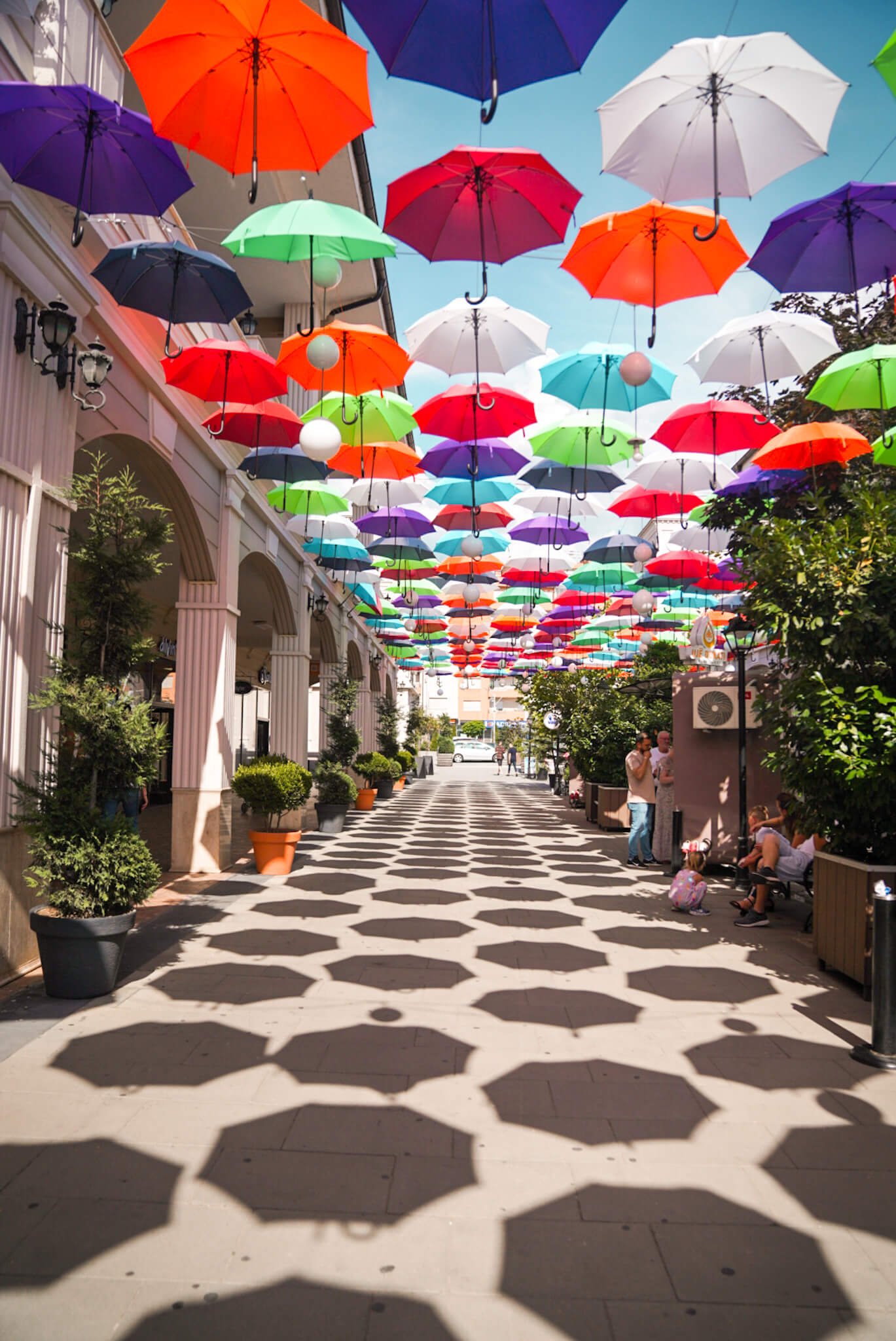 Umbrella street, things to do in Prizren Kosovo