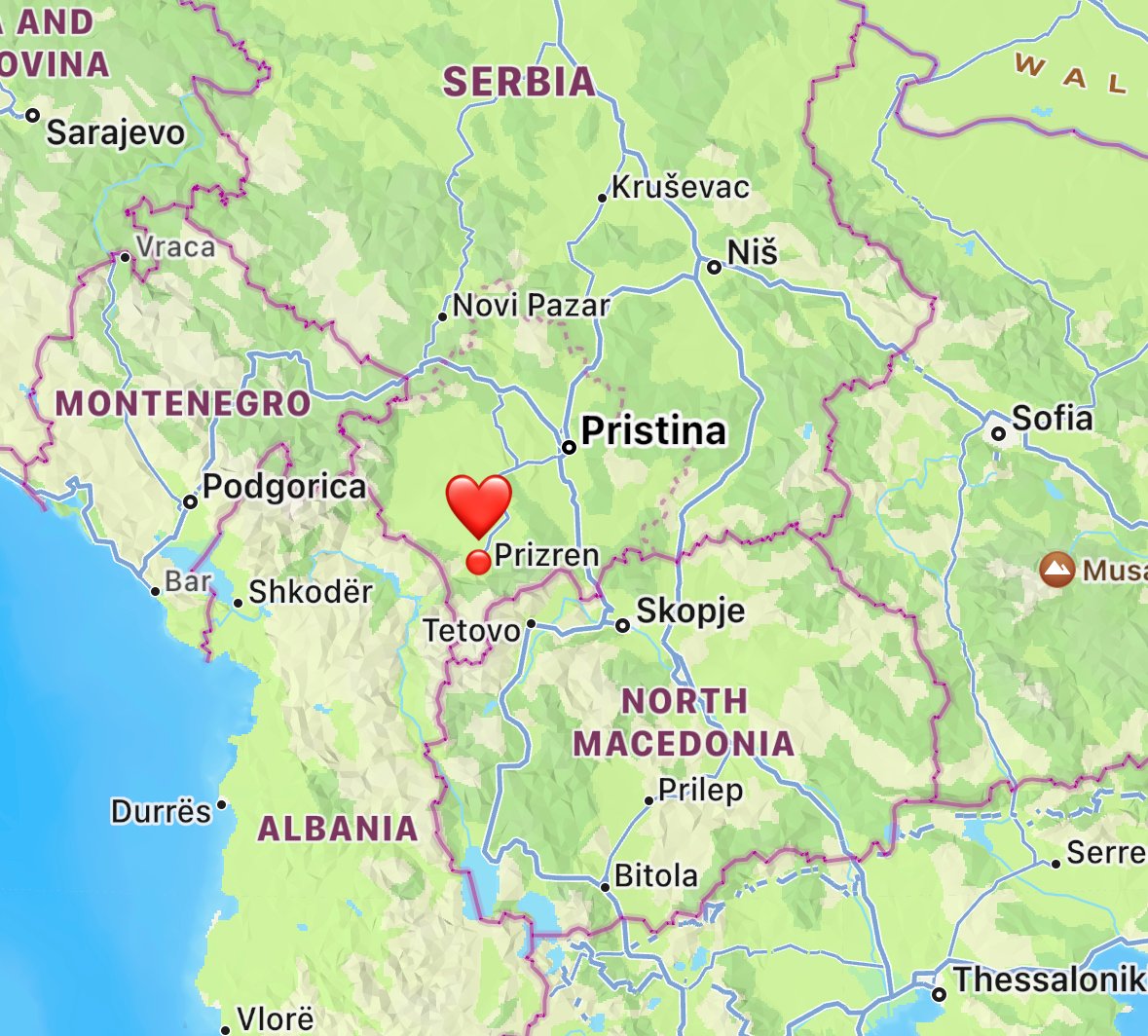 Where is Prizren, Kosovo?