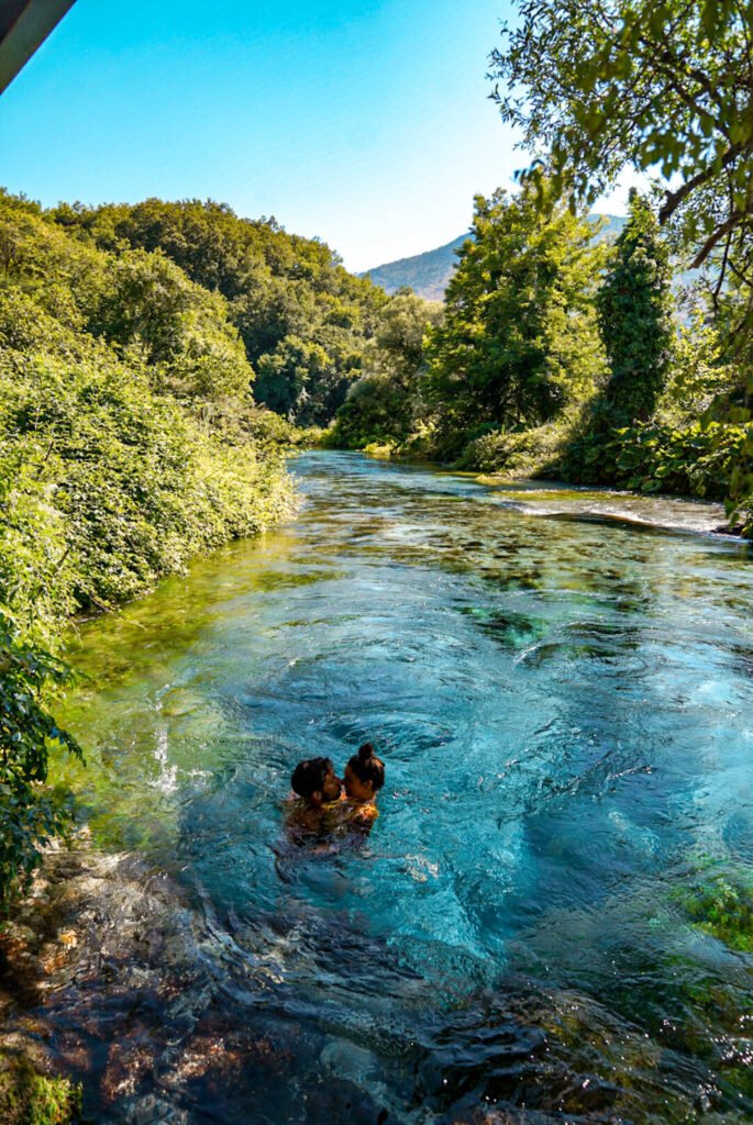 blue eye, travel in Albania