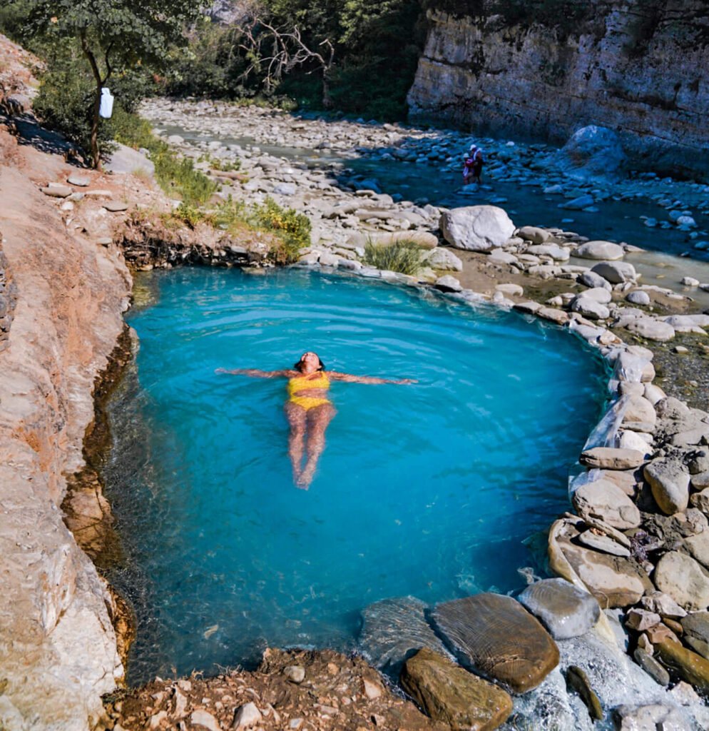 blue pool in Albania