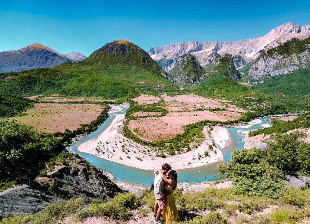 Vjose River Bend- traveling to Albania