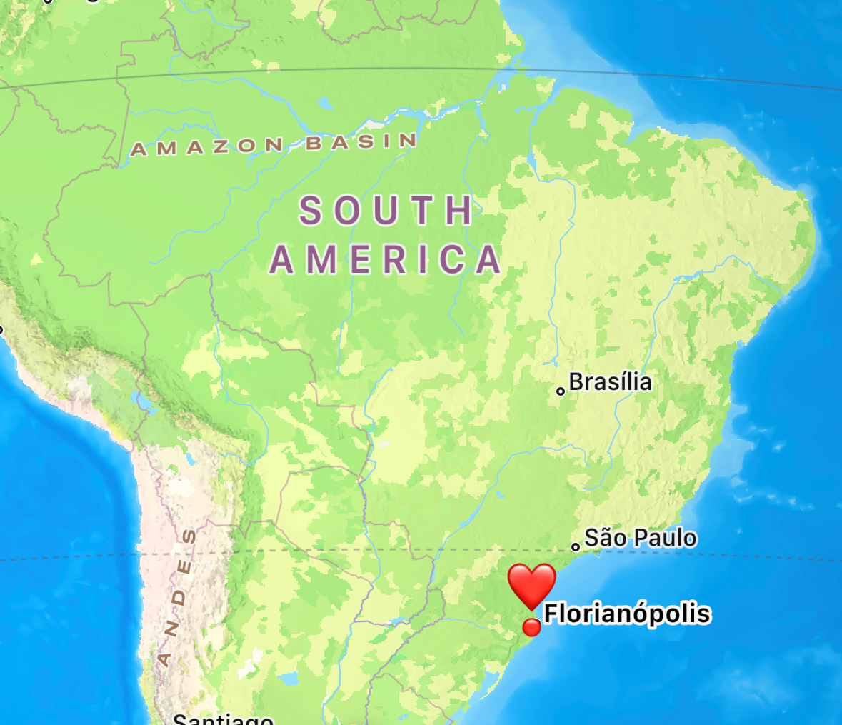 Where is Florianopolis in Brazil