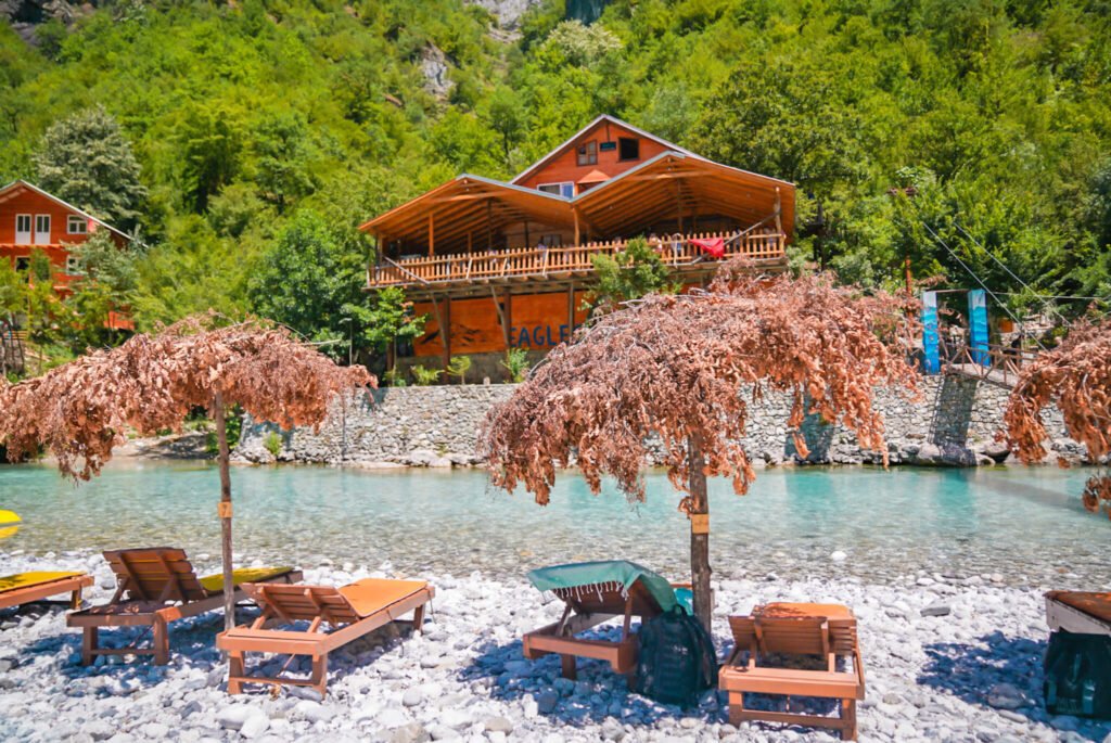 beach at Lumi i Shales in Albania
