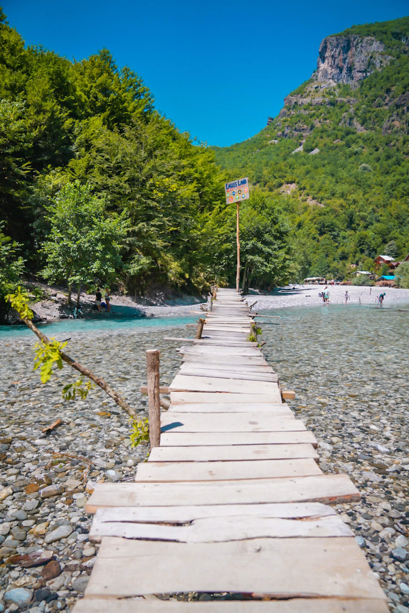 bridge at  Lumi I Shales, an incredible place in Albania