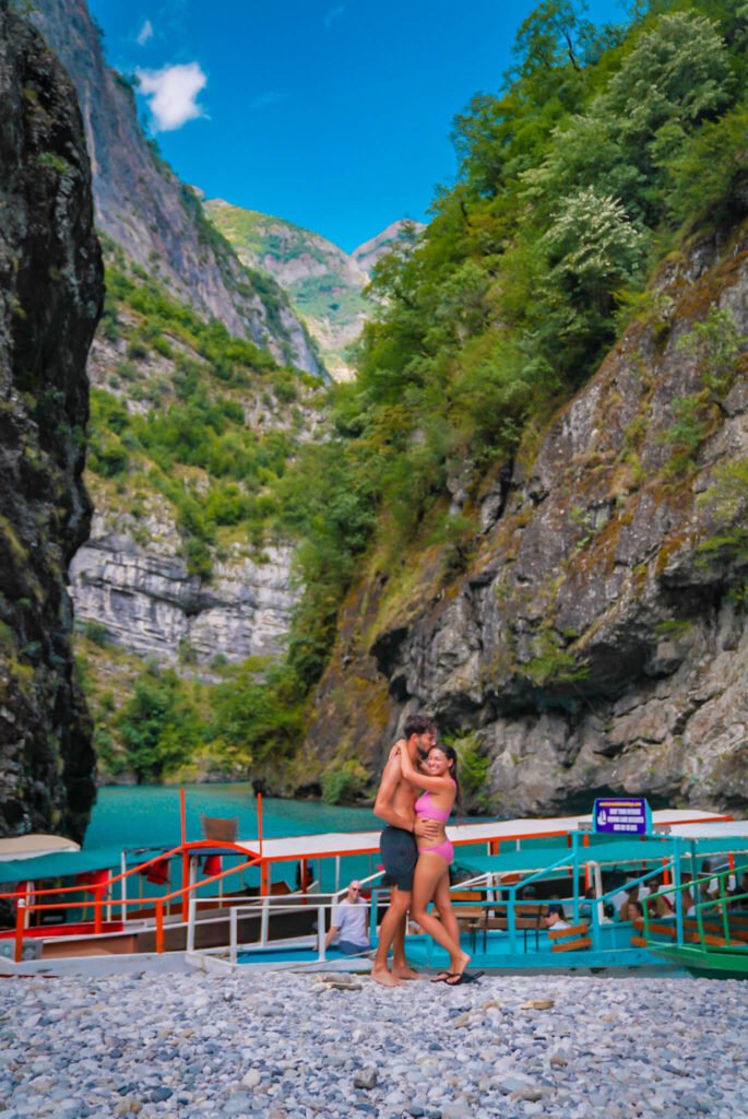 Entering Lumi I Shales, an incredible place in Albania