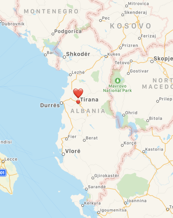 How to Spend 1 Day in Tirana, Albania - Scratch your mapa