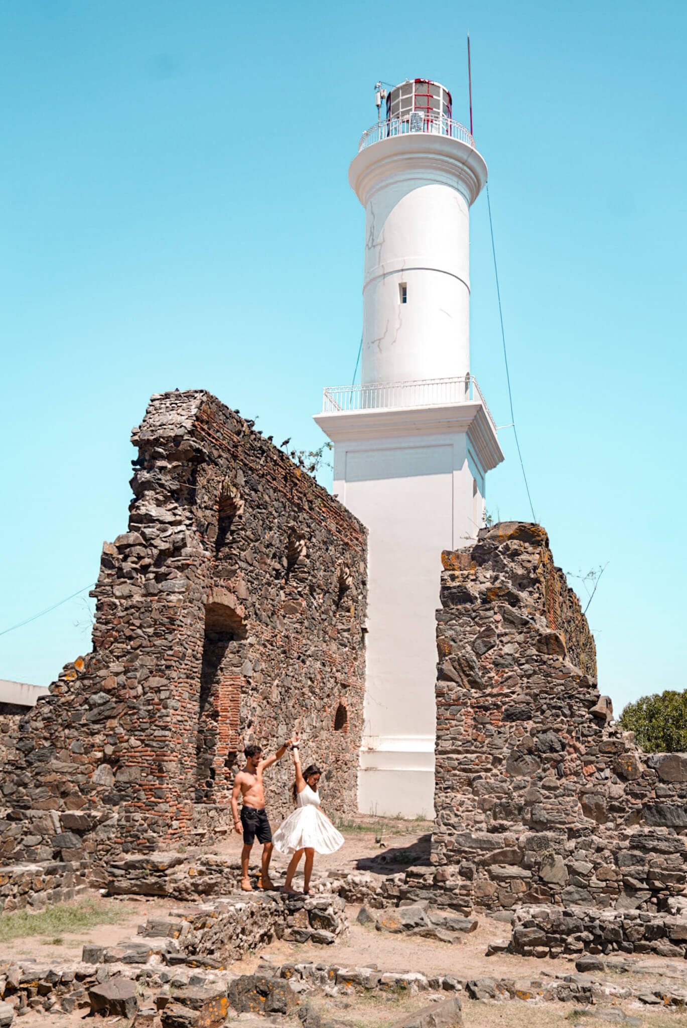 lighthouse in Colonia del Sacramento, day trip to Uruguay from Buenos Aires